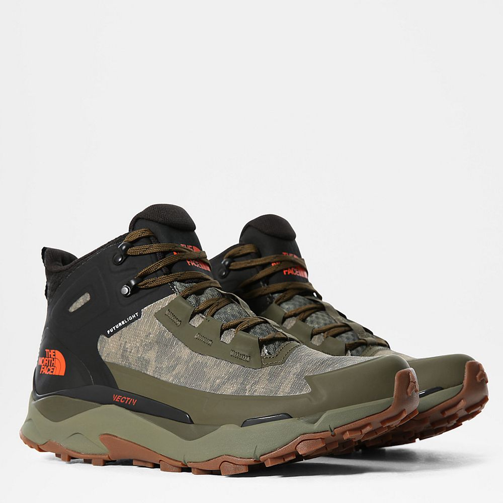 The North Face Hiking Boots Mens Australia - The North Face Vectiv Exploris Futurelight™ Olive Green